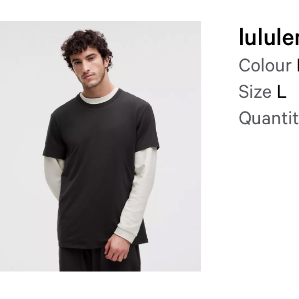 Lululemon Fundamental T-Shirt Black